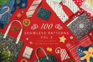 100 Seamless Patterns Vol.4 Xmas: A Comprehensive Resource for Holiday Design