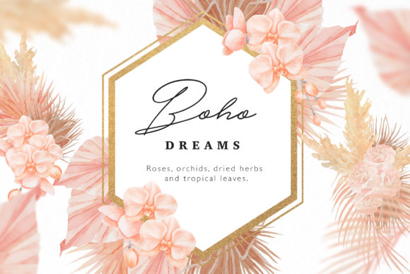 Boho Dreams Frames Watercolor Flowers: A Practical Evaluation