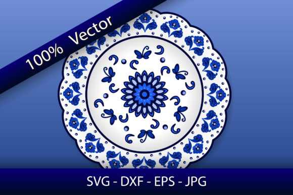 Chinese Style Porcelain Plate Decor Assets