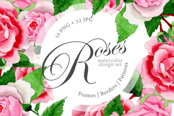 Elevating Digital Craftsmanship: The Strategic Value of the Pink Roses Watercolor Design Set