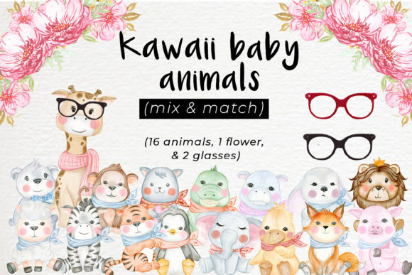 Evaluating Kawaii Baby Animal Illustration Assets for Professional Design