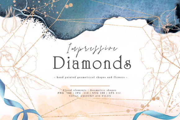 Evaluating the Impressive Diamonds Watercolor and Vector Set for Design Projects