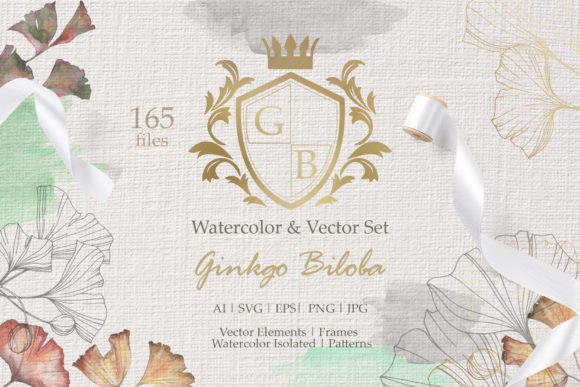 Integrating the Ginkgo Biloba Watercolor and Vector Set into Professional Design Workflows