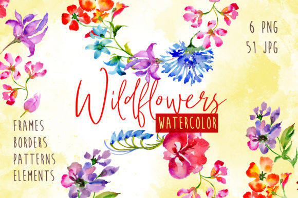 Integrating the Wildflowers Watercolor Set into Professional and Personal Creative Workflows