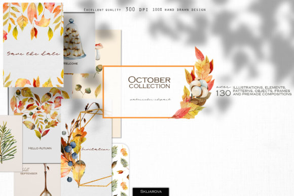 October Collection: A Comprehensive Guide to Autumn Watercolor Assets for Digital and Print Design