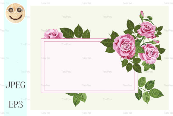 Pink Roses Card on the Light Green: A Practical Guide to Floral Stationery Design