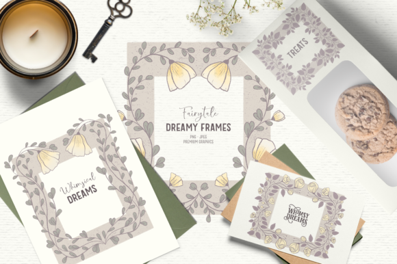 Vintage Flower Frame Clipart: Integrating Hand-Drawn Assets into Professional Design Workflows