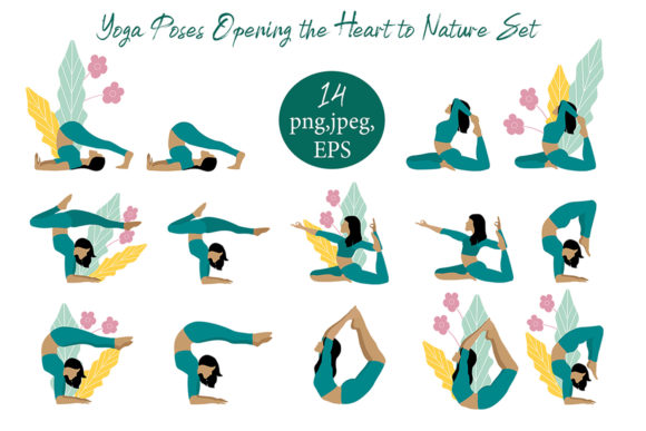 Yoga Exercise: Sun and Nature Salutation Visuals